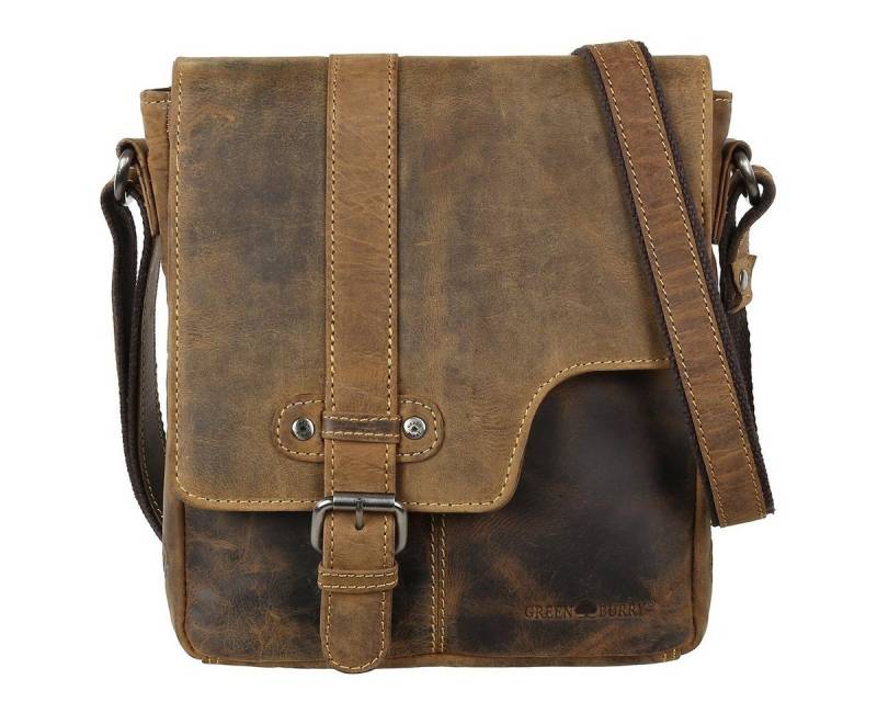 Greenburry Umhängetasche Vintage Leder Umhängetasche Schultertasche 1650/5-25 von Greenburry