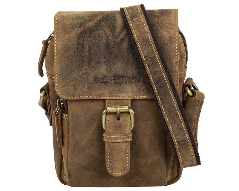 Greenburry Umhängetasche Vintage kleine Leder Umhängetasche Kameratasche 1651-25 von Greenburry