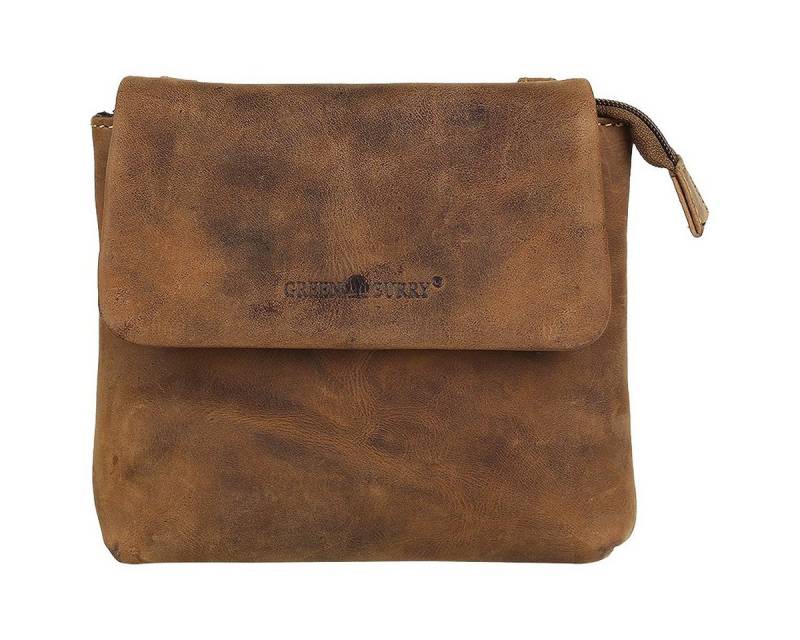 Greenburry Umhängetasche Vintage kleine Leder Umhängetasche Schultertasche 1583-25 von Greenburry