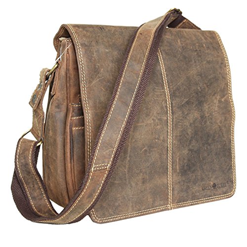 Greenburry VINTAGE 1729-25 Leder Messengerbag | Schultertasche von Greenburry