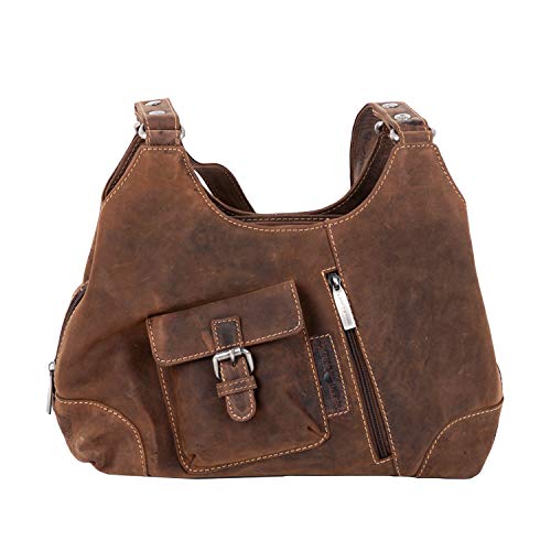 Greenburry VINTAGE 1917-25 kleine Leder Handtasche | Schultertasche von Greenburry