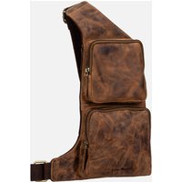 Greenburry  - Vintage 1543 Bodybag Sattelbraun - Sling Bag  , 5.7 l von Greenburry