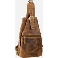 Greenburry  - Vintage 1558 Bodybag Sattelbraun - Sling Bag  , 5.3 l von Greenburry