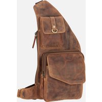 Greenburry  - Vintage 1559 Bodybag Sattelbraun - Sling Bag  , 5.6 l von Greenburry