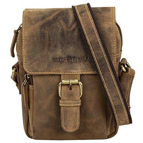 Greenburry Vintage 1651-25 Leder Herrentasche Kamera-, Foto-, Camcordertasche - by ModaStore de von Greenburry