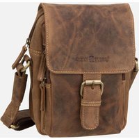 Greenburry  - Vintage 1651 Sattelbraun - Umhängetasche  , 3 l von Greenburry