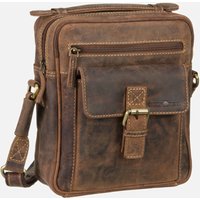 Greenburry  - Vintage 1664 Medium Sattelbraun - Crossbody Bag  , 4 l von Greenburry