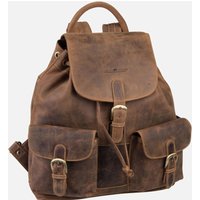 Greenburry  - Vintage 1711 Sattelbraun - Rucksack  , 30.4 l von Greenburry