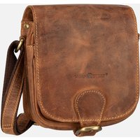 Greenburry  - Vintage 1738 Sattelbraun - Umhängetasche  , 2.7 l von Greenburry