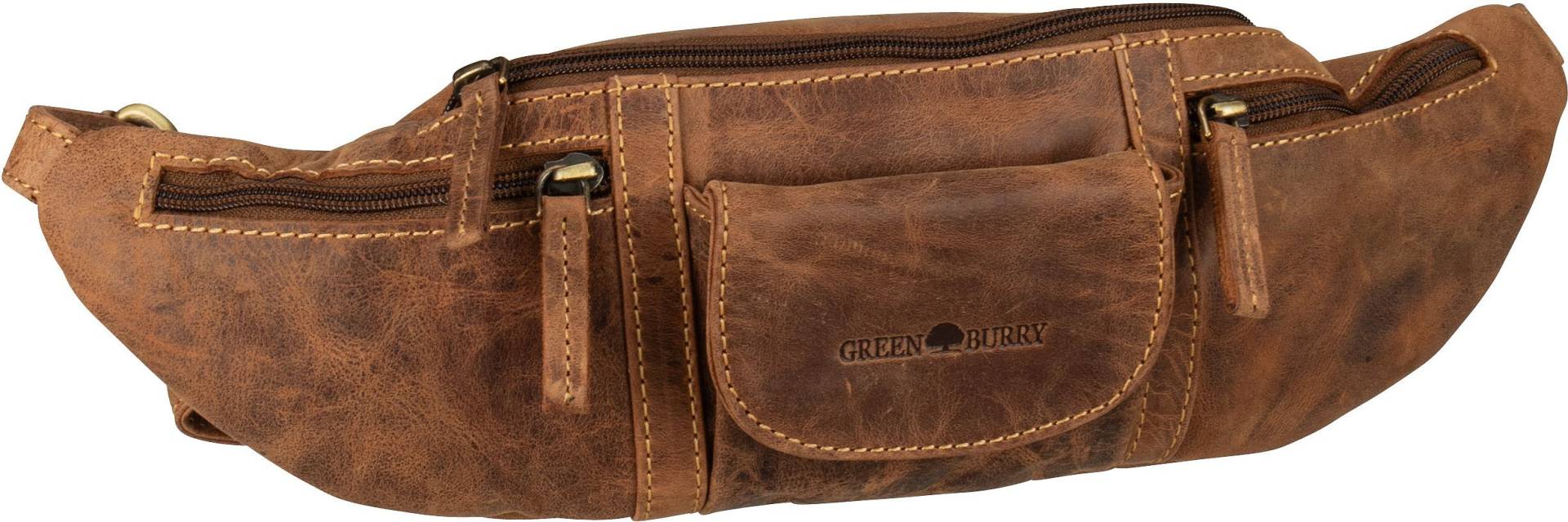 Greenburry Vintage 1743  in Braun (3.5 Liter), Bauchtasche / Gürteltasche von Greenburry