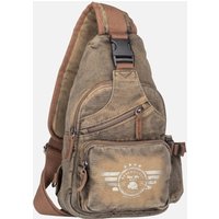 Greenburry - Vintage Aviator 5890 Khaki - Sling Bag  , 7.1 l von Greenburry