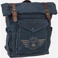 Greenburry - Vintage Aviator 5897 Blue Edition Blue - Rolltop Rucksack  , 28.6 l von Greenburry