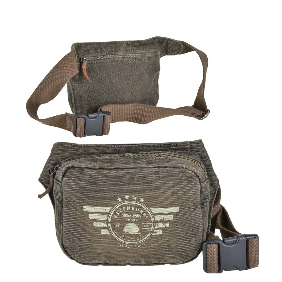 Bauchtasche Canvas 20x16cm Aviator 5906-30 | Greenburry.de von Greenburry