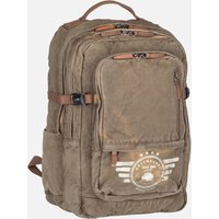 Greenburry - Vintage Aviator Harvard 5889 Khaki - Rucksack  , 30.4 l von Greenburry