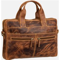 Greenburry  - Vintage Businessmappe Small Sattelbraun - Aktentasche  , von Greenburry