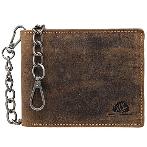 Greenburry Vintage Wallet Leather 12 cm Brown von Greenburry