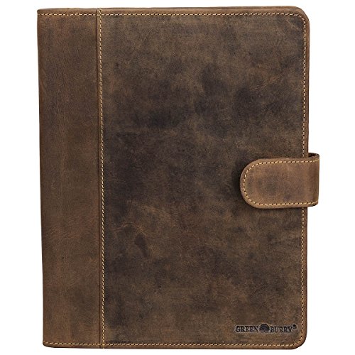 Greenburry Vintage Leder Schreibmappe A5 Konferenzmappe Aktenmappe Dokumenten Collegemappe Mappe BV-GB-5-25 Greenburry Vintage Leder Schreibmappe A5 Konferenzmappe Aktenmappe Dokumenten Collegemappe Mappe BV-GB-5-25 von Greenburry
