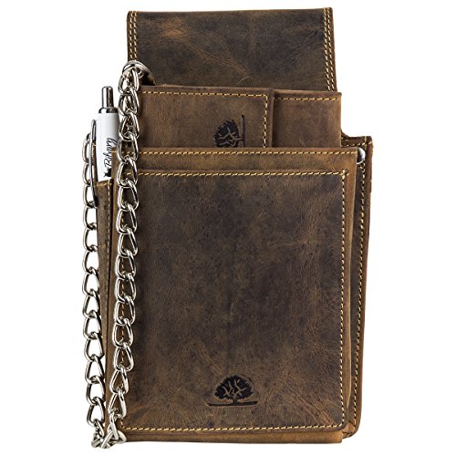 Greenburry Vintage Leder Taxibörse Portemonnaie Kellnerbörse + Holster Kellnertasche Kellnerhalfter BV-1785-SET-25 Greenburry Vintage Leder Taxibörse Portemonnaie Kellnerbörse + Holster Kellnertasche Kellnerhalfter BV-1785-SET-25 von Greenburry