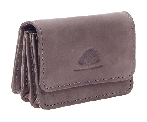 Greenburry Vintage Original Damen Geldbörse Portmonee Grau 8x2x6 cm von Greenburry