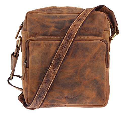 Greenburry Vintage Reporter-Bag hochformat Leder von Greenburry