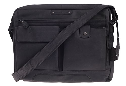 Greenburry Vintage Revival Shopper Schwarz 25x30x10cm Unitasche von Greenburry