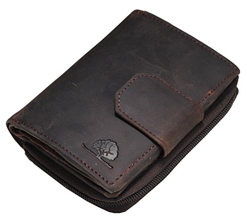 Greenburry Vintage Revival Damen Geldbörse Leder Portmonee braun von Greenburry