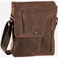 Greenburry  - Vintage Revolver Bag Sattelbraun - Crossbody Bag  , 4.9 l von Greenburry