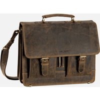 Greenburry  - Vintage Sattelbraun - Aktentasche  , 17.4 l von Greenburry