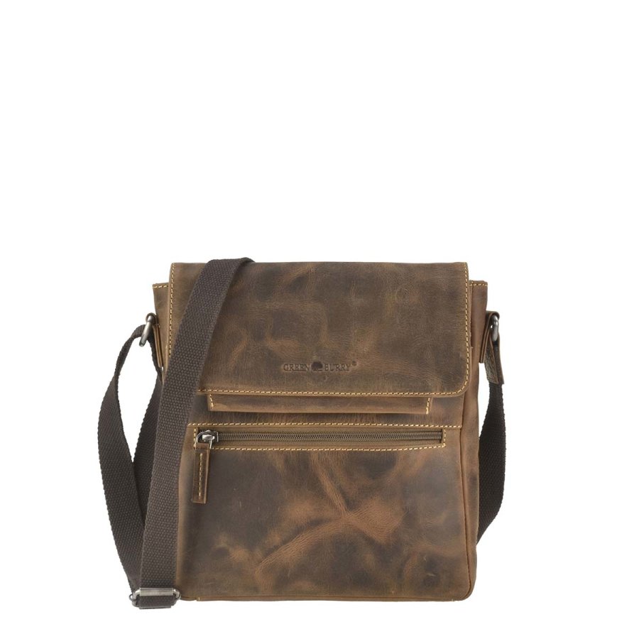 Umhängetasche Leder 24x26cm "Vintage" antikbraun 1650C | Greenburry.de Umhängetasche Leder 24x26cm "Vintage" antikbraun 1650C | Greenburry.de von Greenburry