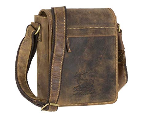 Greenburry Vintage Umhängetasche Leder 20 cm von Greenburry