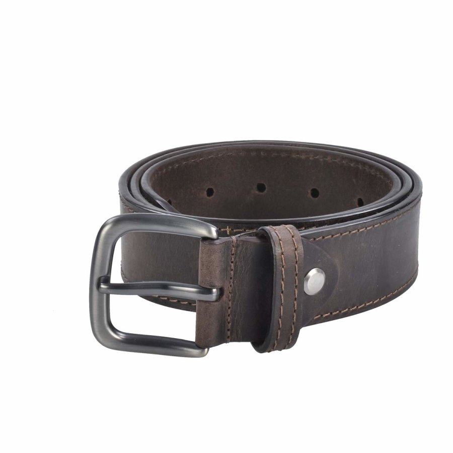 Gürtel Leder Herren Damen 38mm braun 115cm von Greenburry