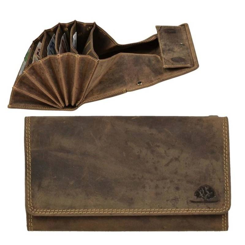 Kellnerbörse Leder Kellnerportemonnaie extra strong braun VINTAGE | Greenburry,de 1785-ES von Greenburry