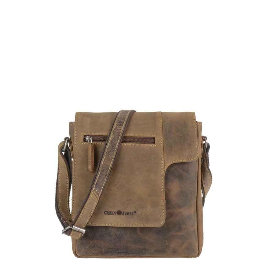 Umhängetasche Leder 23x26cm Vintage 1650 | Greenburry,de Umhängetasche Leder 23x26cm Vintage 1650 | Greenburry,de von Greenburry