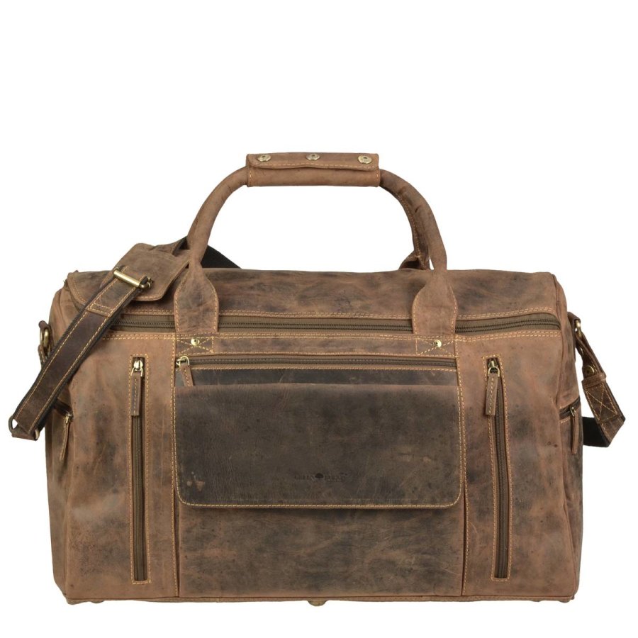 Reisetasche Leder 53x34cm Vintage 1736-25 | Greenburry.de von Greenburry