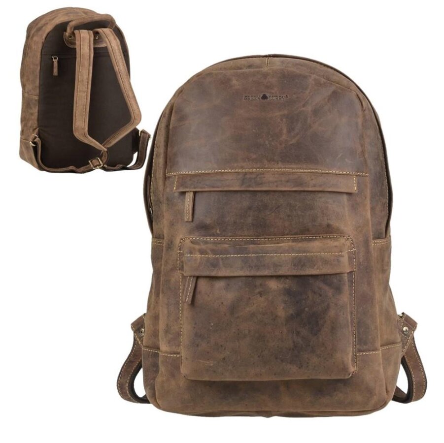 Rucksack Leder 30x45cm "Vintage" antikbraun 1691-25 | Greenburry.de Rucksack Leder 30x45cm "Vintage" antikbraun 1691-25 | Greenburry.de von Greenburry