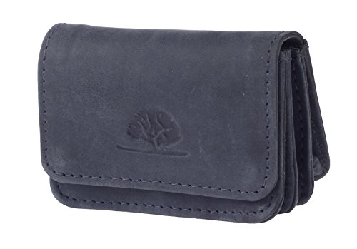 Greenburry Vintage Original Damen Geldbörse Geldbeutel Lederbörse Portmonnaie Navy l 8x2x6 cm von Greenburry