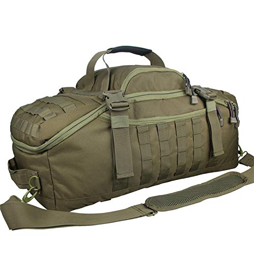 Greencity Reisetasche für Wochenende, wasserdicht, klein, groß, für Männer und Frauen, 25 l, 42 l, 68 l, Grün , 68L,(27x14x11)Inches von Greencity