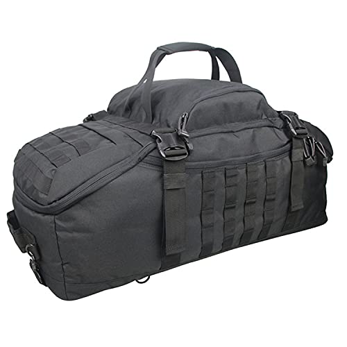 Greencity Reisetasche für Wochenende, wasserdicht, klein, groß, für Männer und Frauen, 25 l, 42 l, 68 l, Schwarz, 25L,(19x10x8)Inches von Greencity