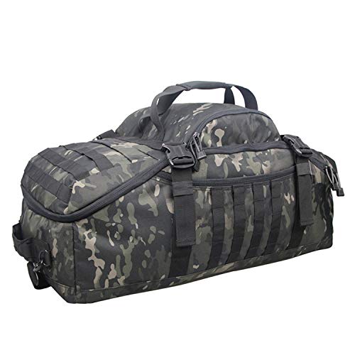 Greencity Reisetasche für Wochenende, wasserdicht, klein, groß, für Männer und Frauen, 25 l, 42 l, 68 l, Schwarz Camouflage, 25L,(19x10x8)Inches von Greencity