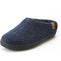 Pantoffel aus Wollfilz, blau von Greencomfort