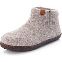 Pantoffel aus Wollfilz, taupe von Greencomfort