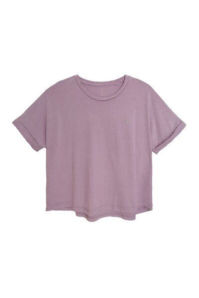 Greener Calendula T-Shirt mit Fledermausärmeln in Übergröße von Greener