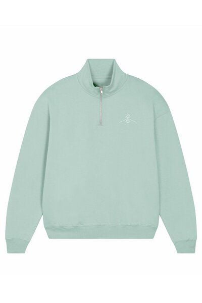 Greener Sweatshirt Cercis Reißverschlusskragen 100% Bio-Baumwolle von Greener