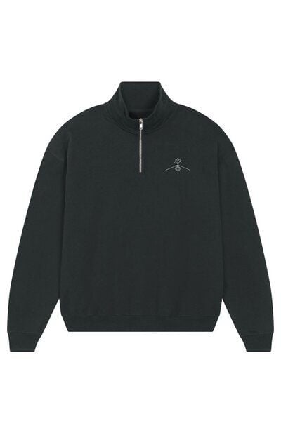 Greener Sweatshirt Cercis Reißverschlusskragen 100% Bio-Baumwolle von Greener