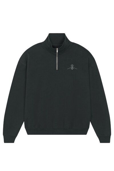 Greener Sweatshirt Cercis Reißverschlusskragen 100% Bio-Baumwolle von Greener