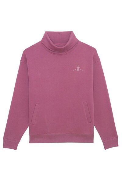 Greener Sweatshirt Übergröße Schornsteinkragen Lupinus von Greener