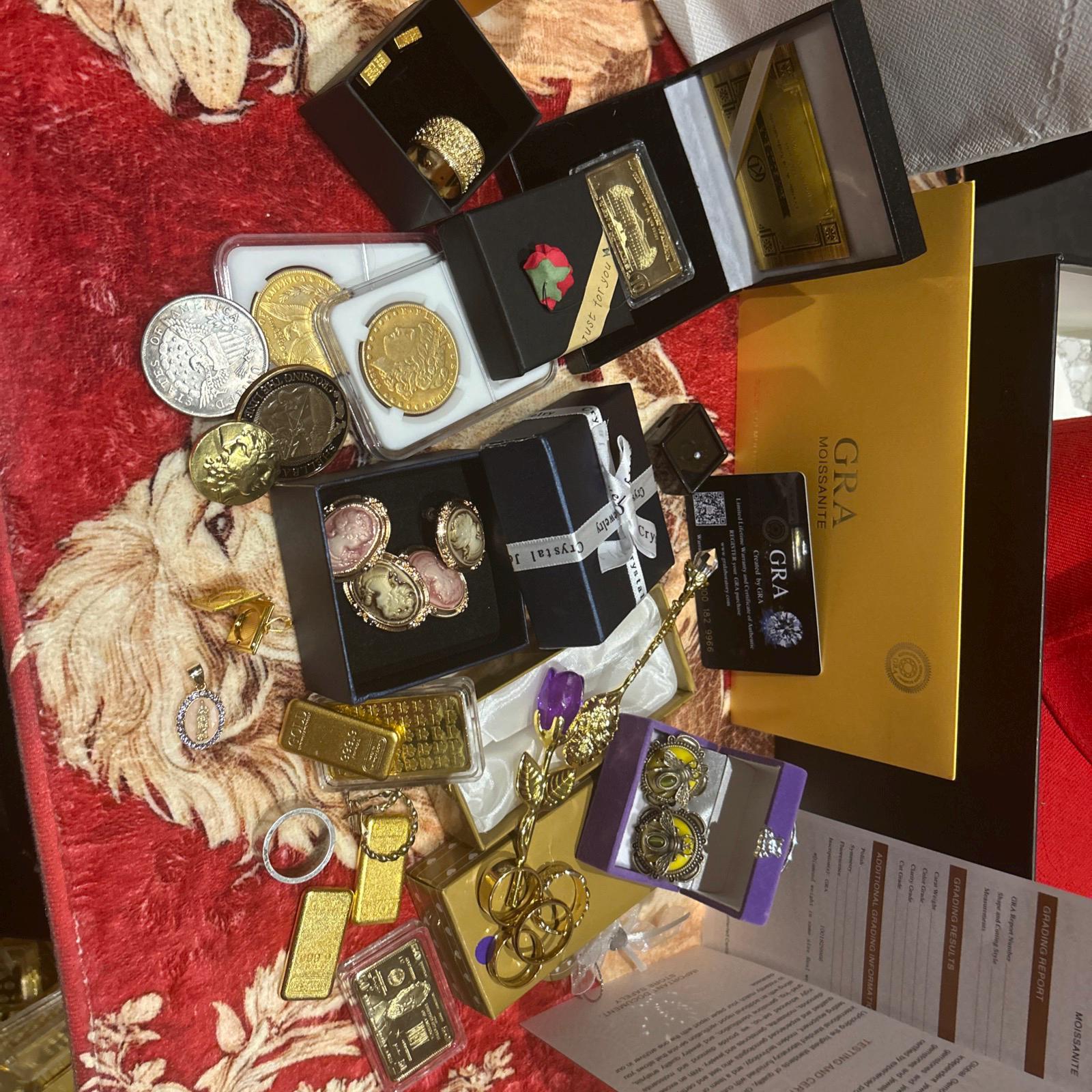 Schmuckset Nachlass Gold Schmuckset Nachlass Gold von GreenfoxVintageMode