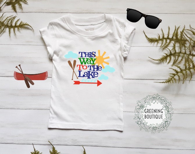 Dieser Weg Zum See, Kleinkind Shirt, Unisex, Neutral, See Baby, Sommer Kinder Shirts, Camping, Bootfahren, Sommerzeit, Urlaub von GreeningBoutique