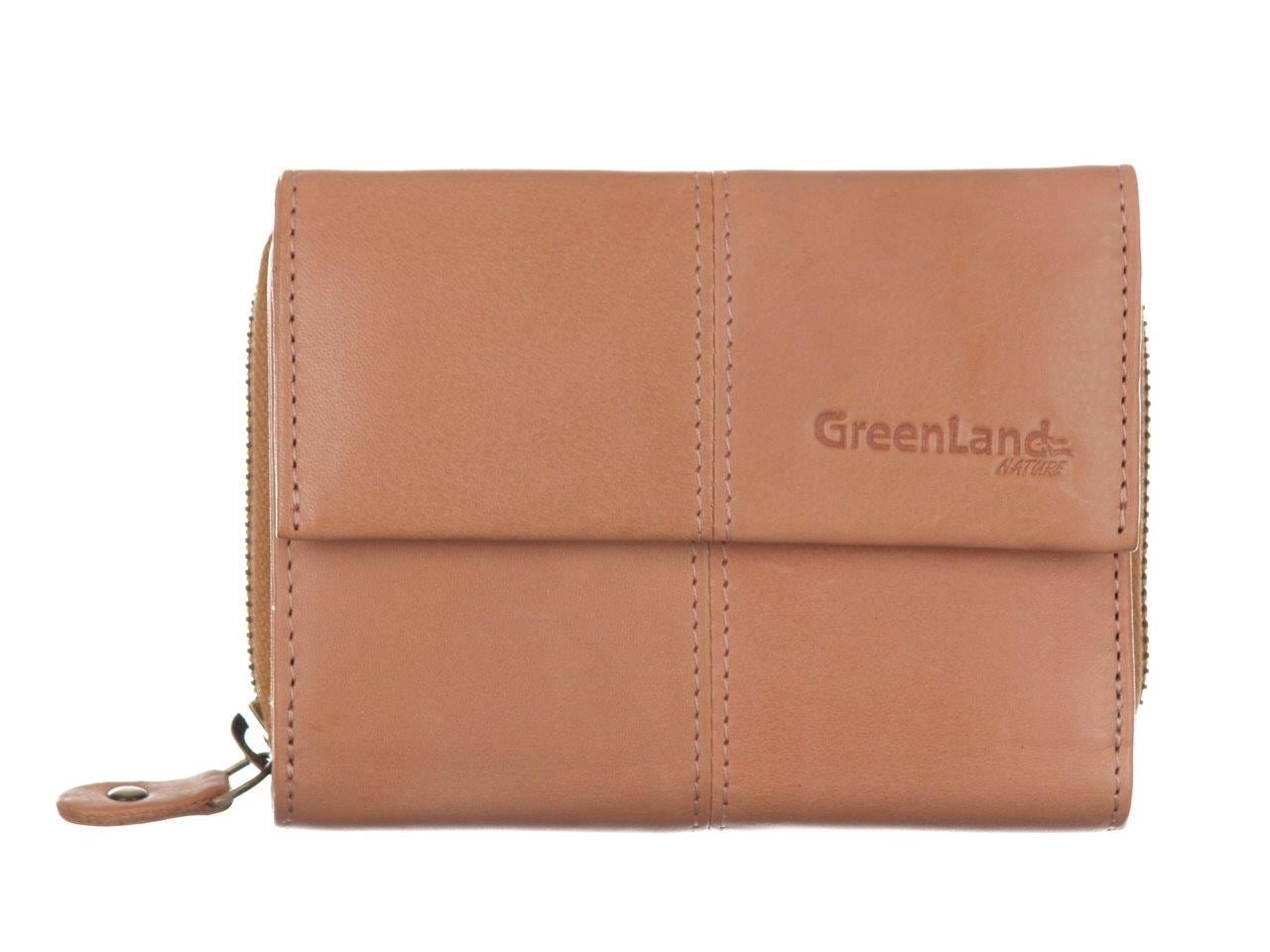 GreenLand Nature Geldbörse Reißverschlussbörse, Damenbörse, Portemonnaie von Greenland Nature