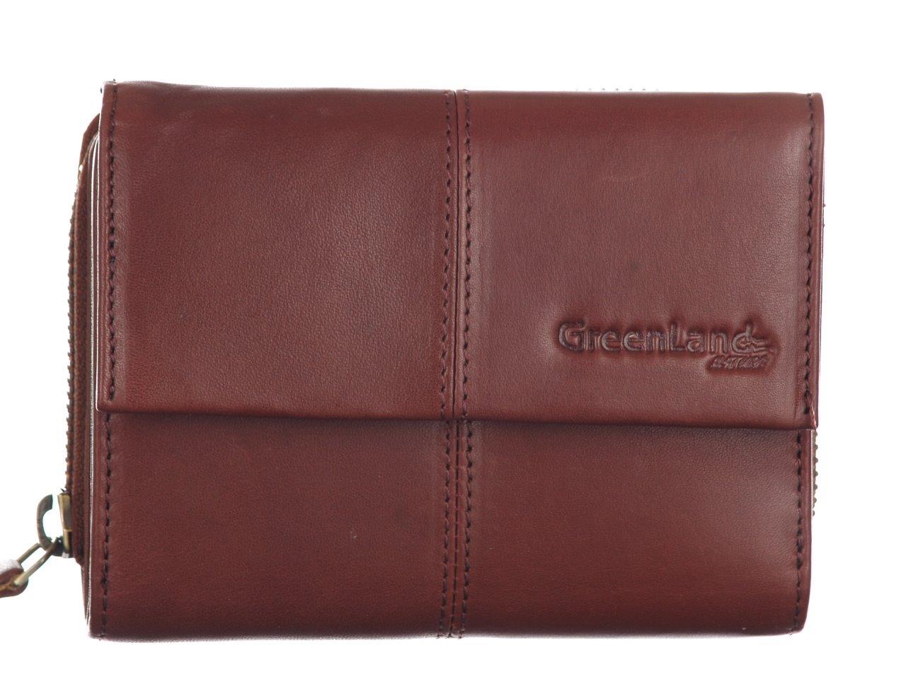 GreenLand Nature Geldbörse Reißverschlussbörse, Damenbörse, Portemonnaie von Greenland Nature